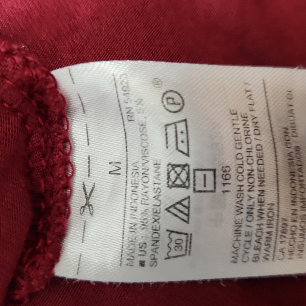 Old Navy Swing Dress Medium Maroon - Picture 4 of 4